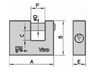 CADENAS FIA Viro 507  avec anse de 12 mm